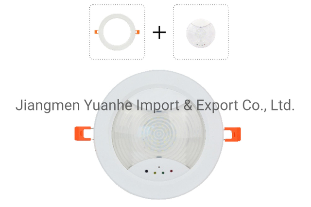 Luz de techo de emergencia LED recargable integral