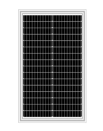 Panel solar Panel fotovoltaico Módulo de vidrio monocristalino 50W 32PCS Células solares Sistema de energía solar