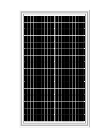 Panel solar Panel fotovoltaico Módulo de vidrio monocristalino 50W 32PCS Células solares Sistema de energía solar