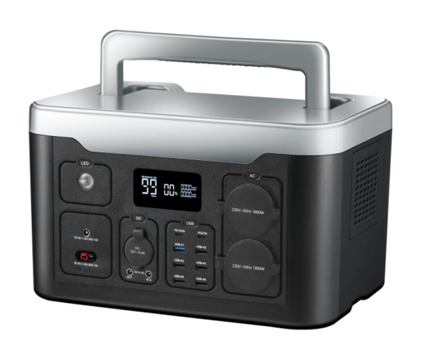 Estación de energía portátil, generador de energía 1800W
