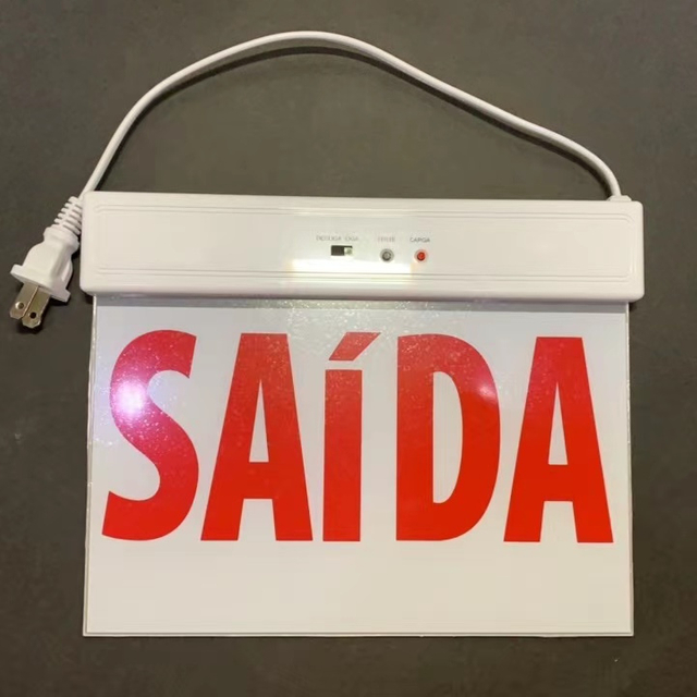 Luminaria / luz / lámpara de salida de emergencia LED recargable