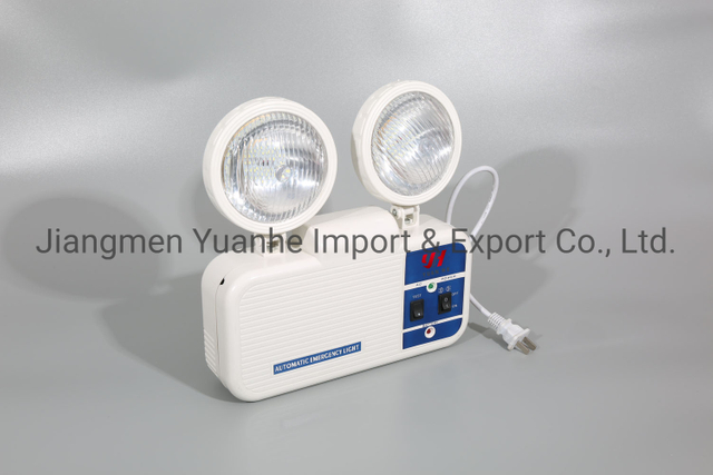 Luz de emergencia LED de dos cabezales/puntos gemelos