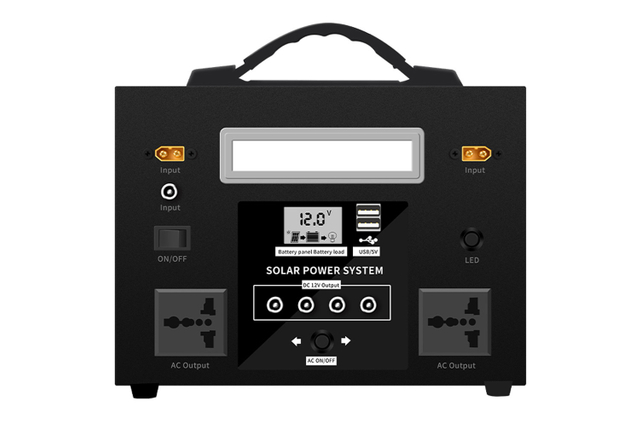 Fuente de alimentación de almacenamiento de energía solar de la estación de energía solar al aire libre (inversor de 1KW) 240ah / 300ah