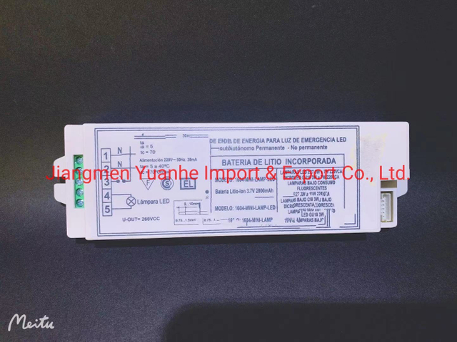 Kit de controlador de emergencia de batería recargable LED para todas las lámparas LED