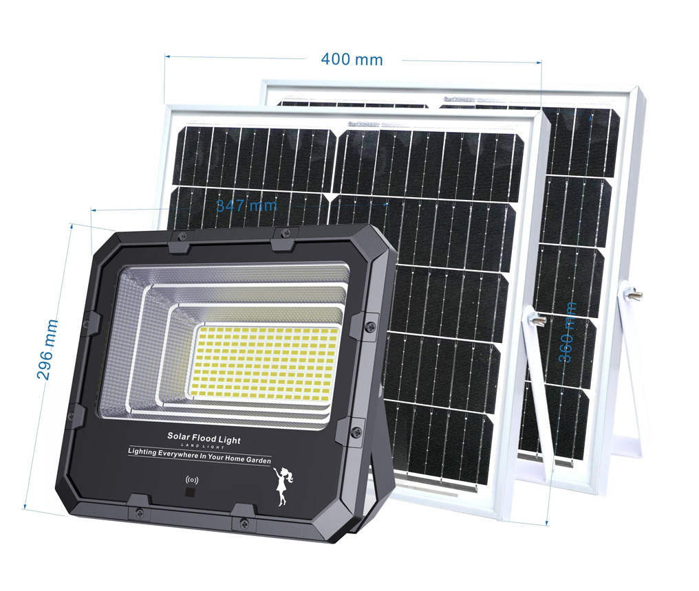 Luz terrestre solar exterior / Luz LED solar / Luz de inundación solar 300W