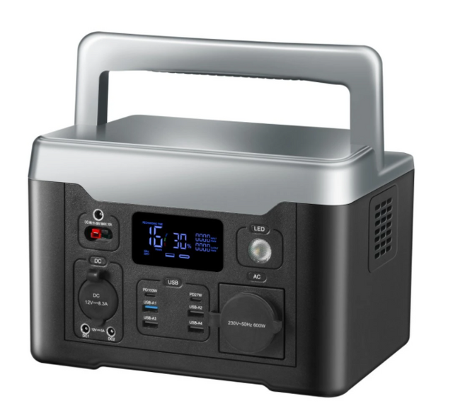 Estación de energía portátil, generador de energía 600W