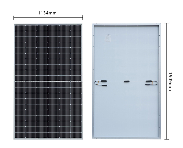 Panel solar Panel fotovoltaico Módulo de vidrio de medio corte mono 450W 120PCS Sistema de energía solar de células solares