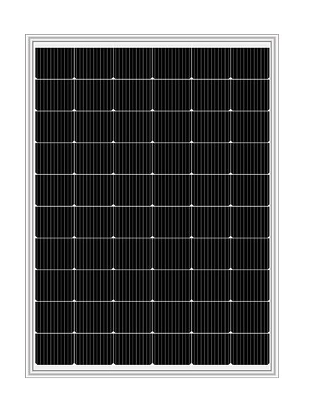 Panel solar Panel fotovoltaico Módulo de vidrio monocristalino 360W 60PCS Células solares Sistema de energía solar
