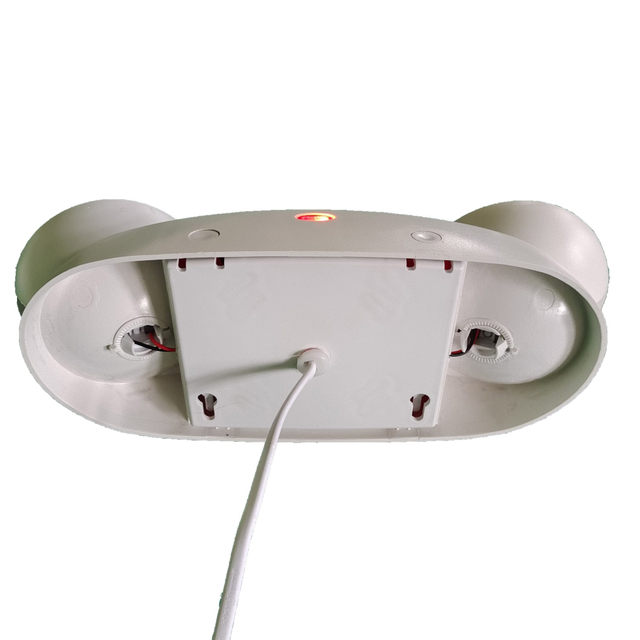 Luz LED recargable de emergencia con dos cabezales