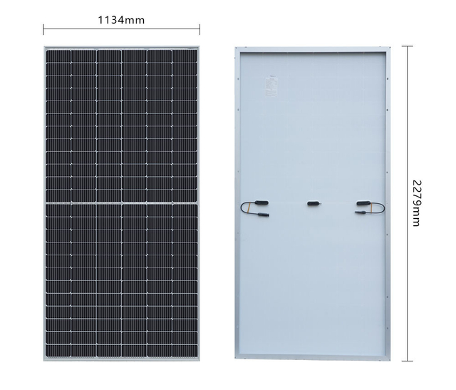 Panel solar Panel fotovoltaico Módulo de vidrio de medio corte mono 540W 144PCS Sistema de energía solar de células solares
