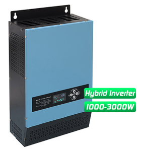 Inversor híbrido solar con controlador de carga MPPT/Wmp incorporado 1kw-3kw 12V/24V/48V Sistema de energía solar fuera de la red