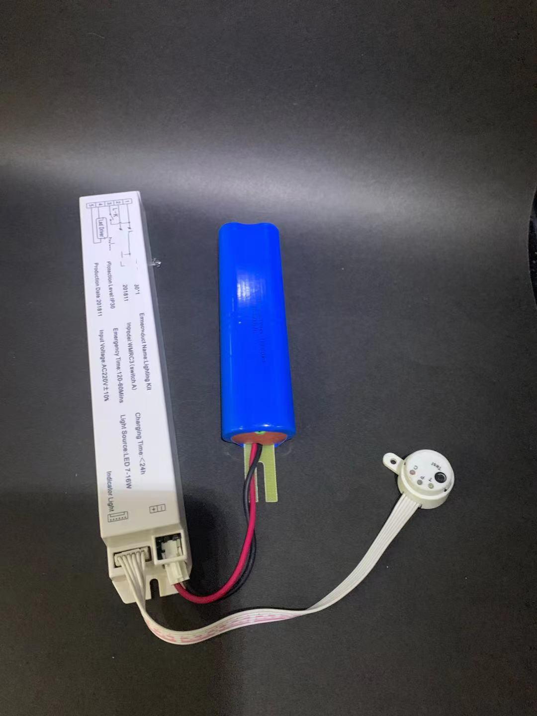 Kit de controlador de emergencia de luz LED con batería de respaldo para todas las lámparas LED