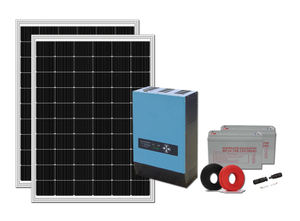 Sistema de energía solar híbrido fuera de la red de 5kw Sistema de energía solar